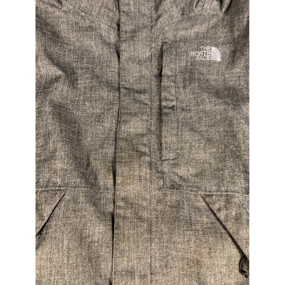 The North Face Skiing Jacket DryVent Mens L Gray Full Zip Embroidered Hooded - Picture 2 of 11